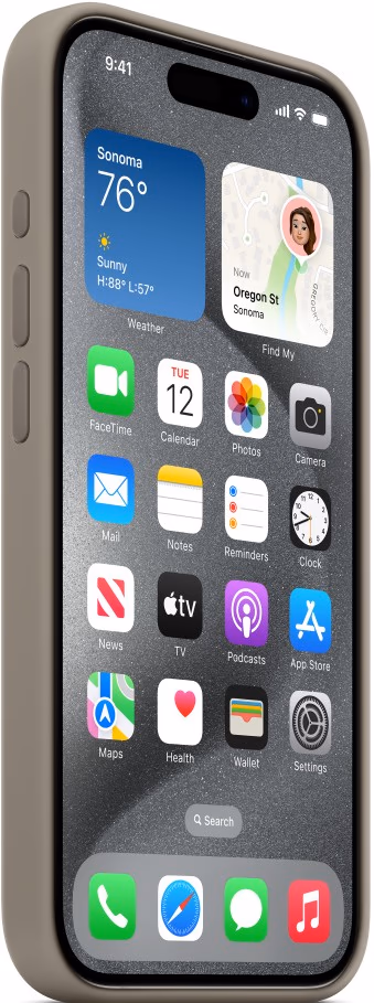 Чохол для смартфону Apple Silicone Case with MagSafe iPhone 15 Pro Clay (MT1E3)